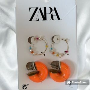 ZARA pack of assorted earrings